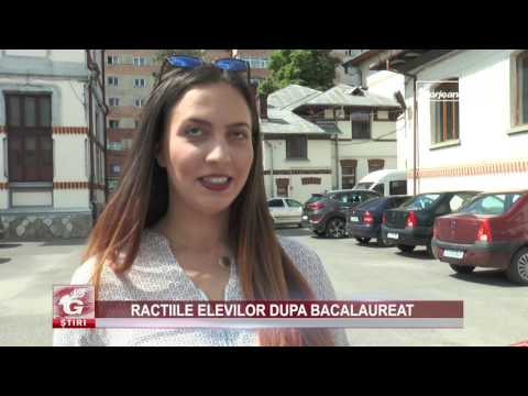 REACŢIILE ELEVILOR DUPĂ BACALAUREAT