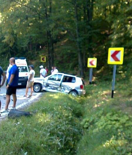 Accident cu opt victime pe Dealul Bujorăscu