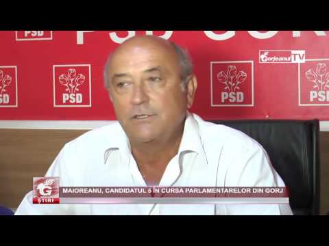 MAIOREANU, CANDIDATUL 5 ÎN CURSA PARLAMENTARELOR DIN GORJ
