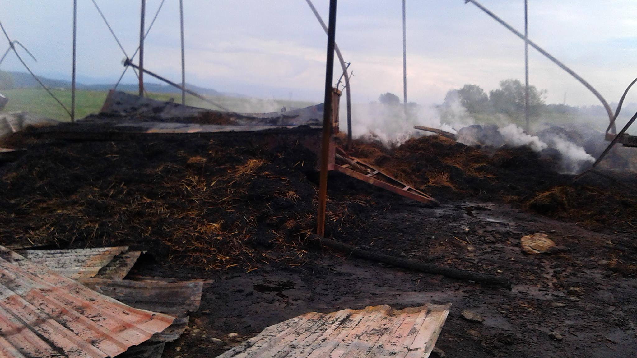 Reținere cu scandal după incendiu