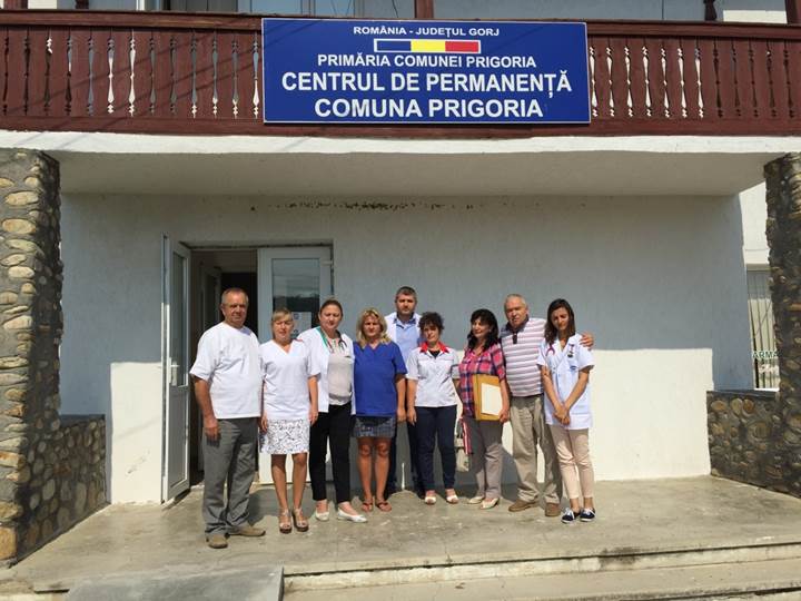 În numele Rotary Club, Medici din Gorj, voluntari la Seciuri și la Ruget