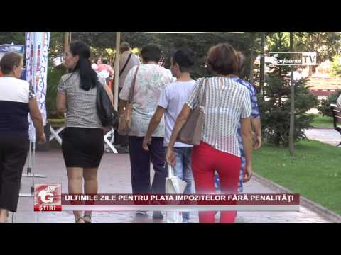 ULTIMELE ZILE PENTRU PLATA IMPOZITELOR FĂRĂ PENALITĂŢI