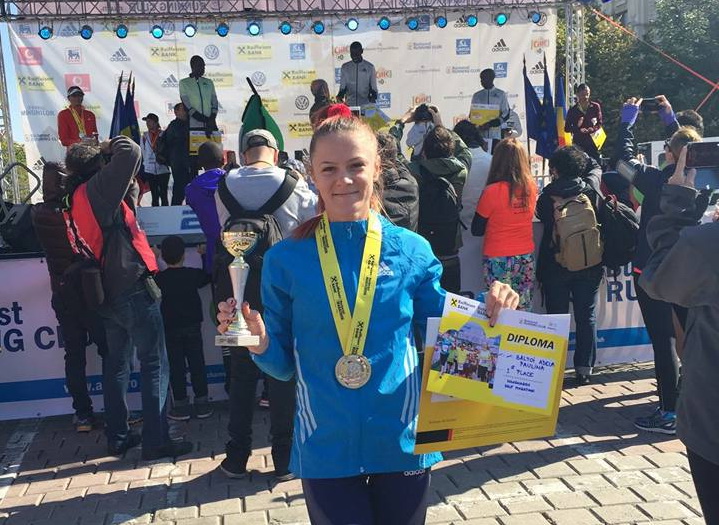 Adela Bălţoi a câştigat semimaratonul din capitală!