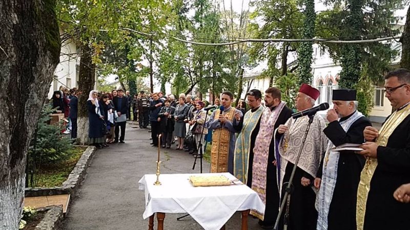 Festivități omagiale, la primul edificiu spitalicesc din Gorj