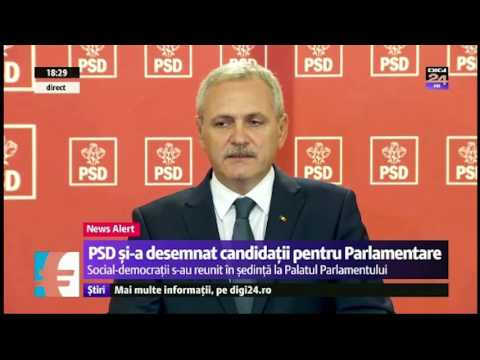 VIDEO: Declarațiile lui Dragnea despre candidatura lui Cârciumaru