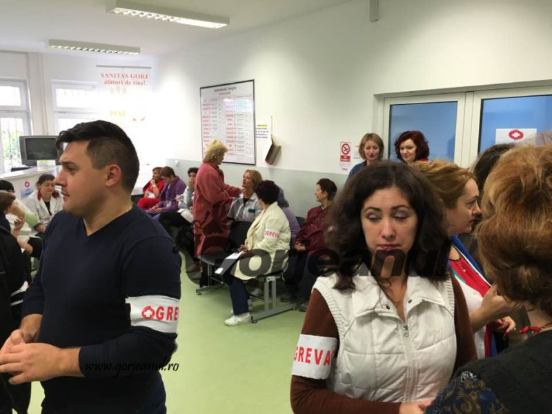 Greva SANITAS Tg JIU