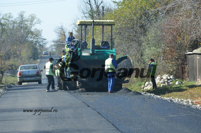 CJ Gorj reabilitează drumul județean care face legătura între Cloșani și Valea Mare