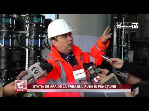 STAȚIA DE APĂ DE LA PREAJBA, PUSĂ ÎN FUNCȚIUNE