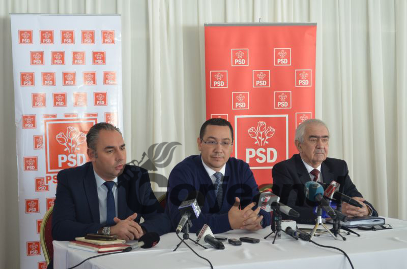 Victor Ponta a venit la Târgu-Jiu în prima zi de campanie