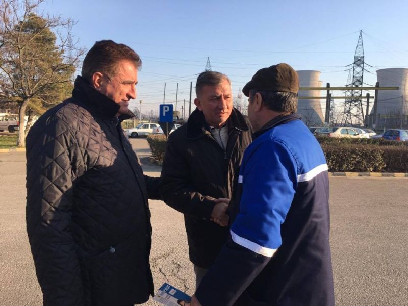 Candidații ALDE, alături de salariații ARTEGO și de cei ai SE Turceni