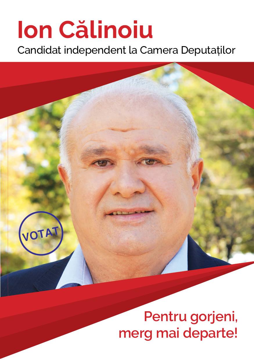 Încă trei proiecte prioritare pentru candidatul independent Călinoiu