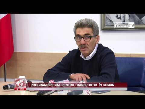 PROGRAM SPECIAL PENTRU TRANSPORTUL ÎN COMUN