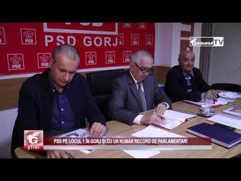 PSD PE LOCUL 1 ÎN GORJ ȘI CU UN NUMĂR RECORD DE PARLAMENTARI