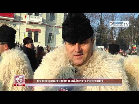 COLINDE ȘI OBICEIURI DE IARNĂ ÎN PIAȚA PREFECTURII