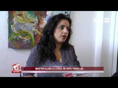 MASTER CLASS LA LICEUL DE ARTE TÂRGU JIU
