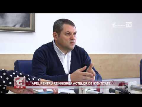 APEL PENTRU REÎNNOIREA ACTELOR DE IDENTITATE