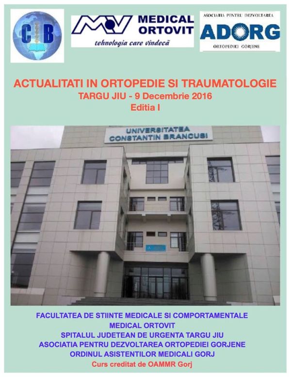 UCB, gazda conferinței științifice „Actualități în ortopedie și traumatologie”