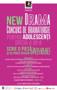 Concursul de dramaturgie ”New Drama”, la a III-a ediție