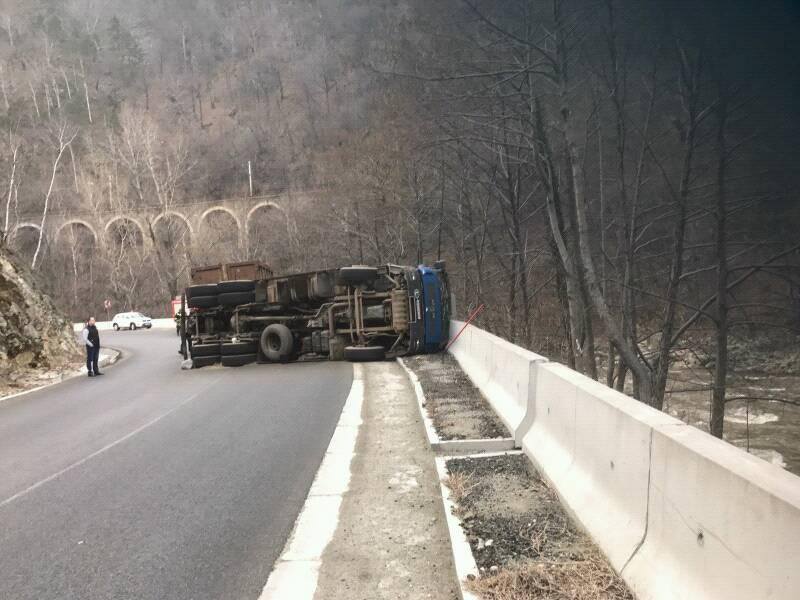 Accident pe Defileul Jiului