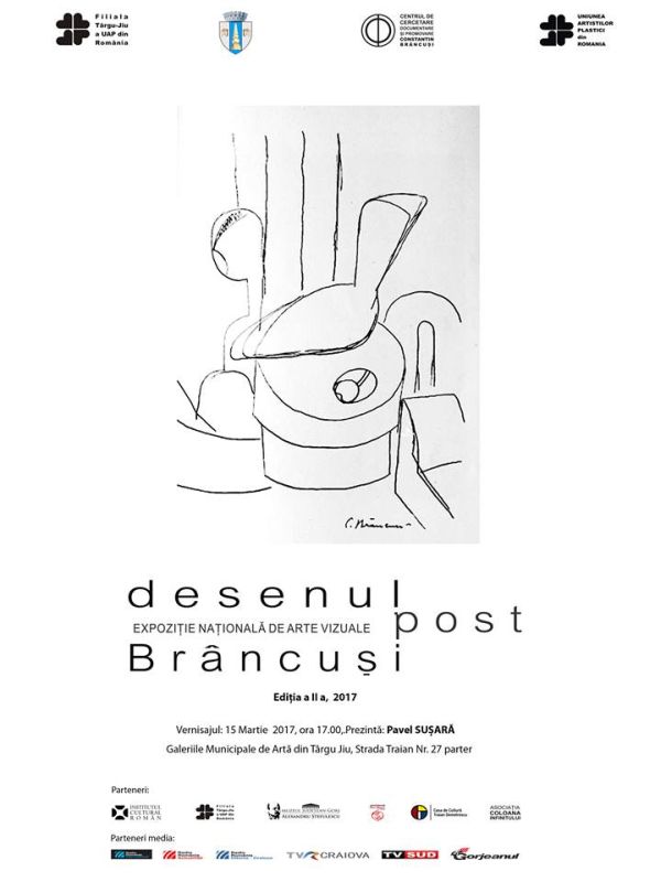 Apel de lucrări pentru expoziția ”Desenul post Brâncuși”