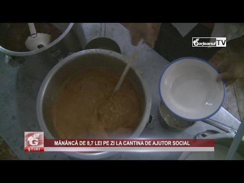 MĂNÂNCĂ DE 8,7 LEI PE ZI LA CANTINA DE AJUTOR SOCIAL