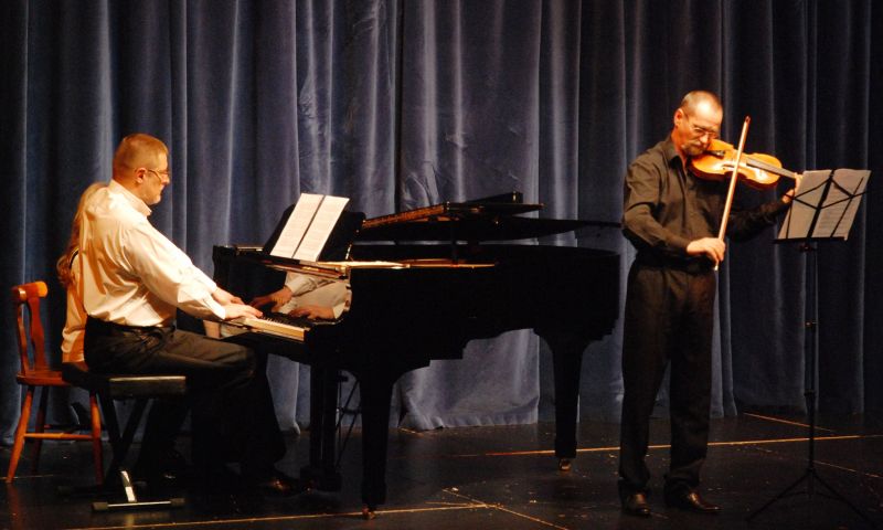 Effusio Musica şi Recitalul extraordinar de vioară şi pian Sonata op. 13 în La Major de Gabriel Fauré(1845-1924) şi Sonata în La Major de César Frank(1822-1890)