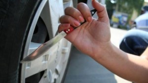 Cauciucuri tăiate la Rovinari