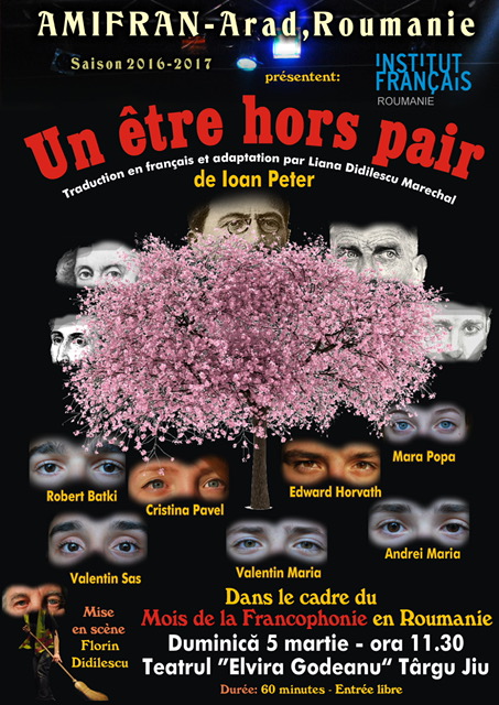Spectacol de teatru în limba franceză la Târgu-Jiu
