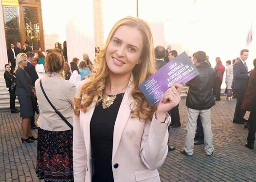Loredana Niculete a adus în Gorj premiul „Asistentul social din domeniul persoanelor cu dizabilități”