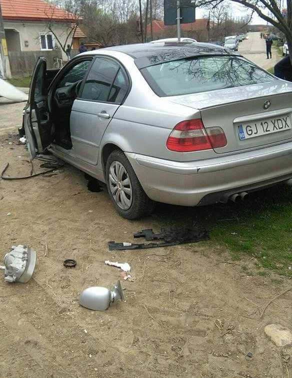 Accident spectaculos la Urdari