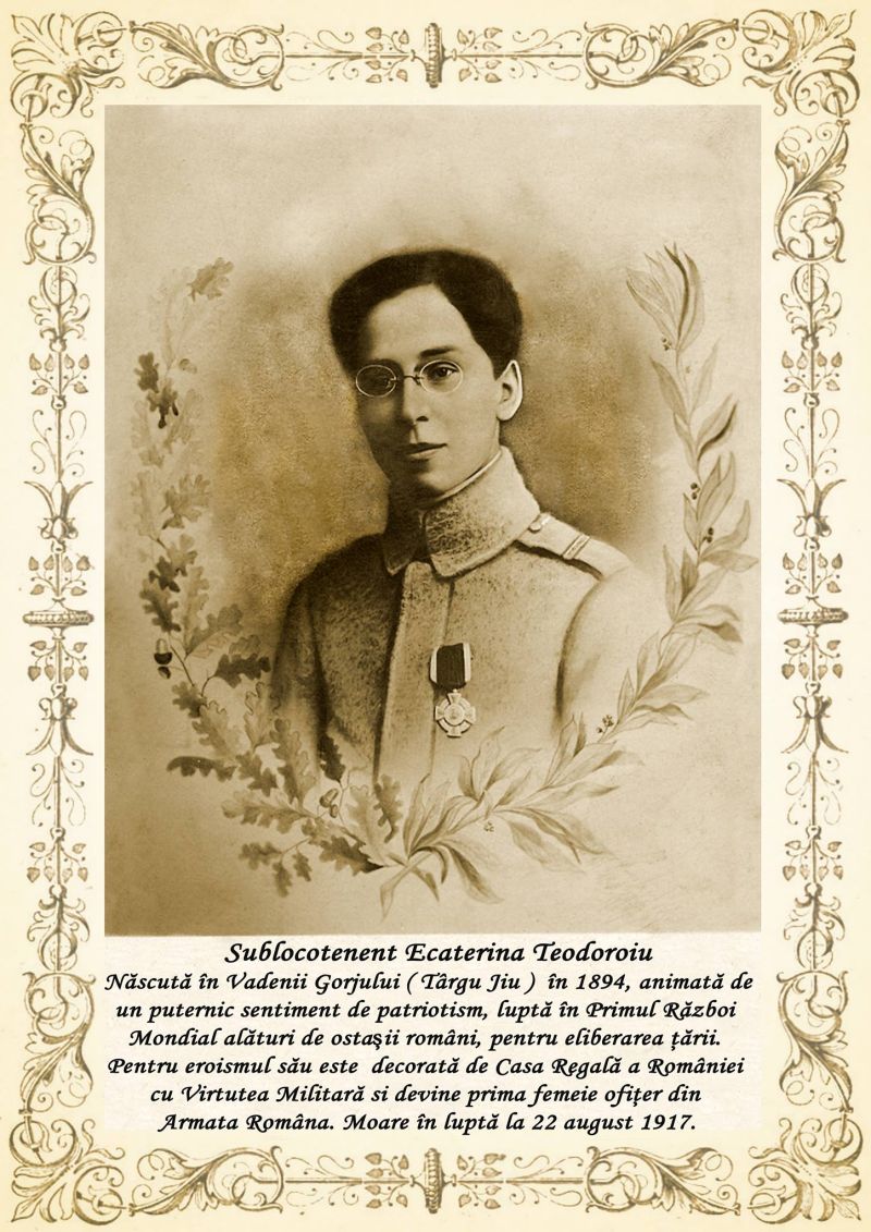 Municipalitatea o sărbătorește pe Ecaterina Teodoroiu