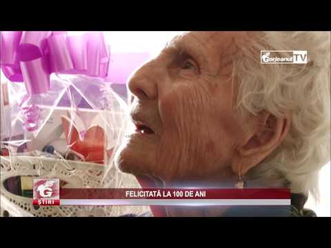 FELICITATĂ LA 100 DE ANI