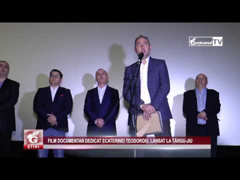 FILM DOCUMENTAR DEDICAT ECATERINEI TEODOROIU, LANSAT LA TÂRGU JIU
