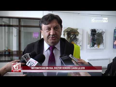 MATEMATICIAN DIN SUA, DOCTOR HONORIS CAUSA LA UCB