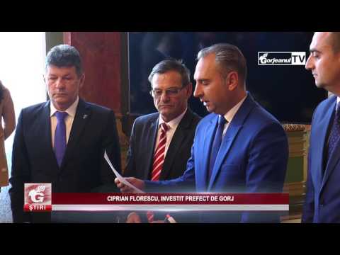 CIPRIAN FLORESCU, INVESTIT PREFECT DE GORJ