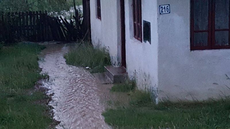 Localnicii din Lihulești au bătut viitura cu sapele