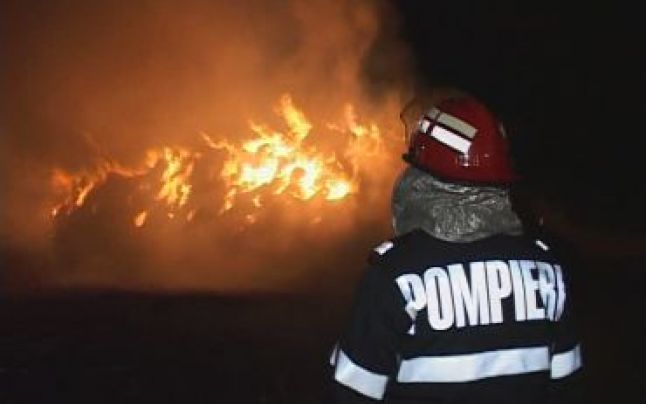 Incendiu la o brutărie din Târgu-Cărbunești