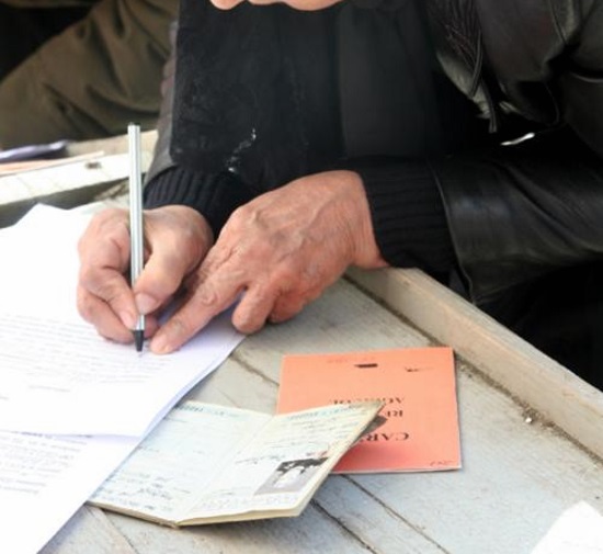 Vizarea carnetelor de rentier la APIA Gorj, în linie dreaptă