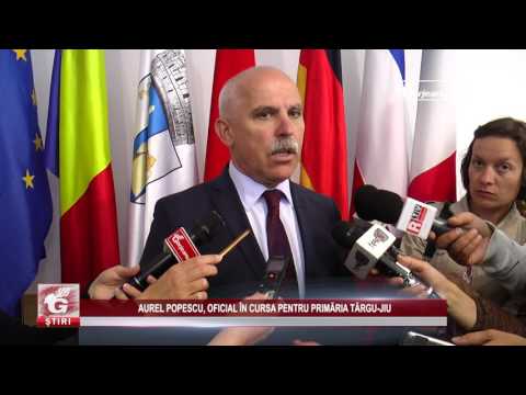 AUREL POPESCU, OFICIAL ÎN CURSA PENTRU PRIMĂRIA TÂRGU-JIU