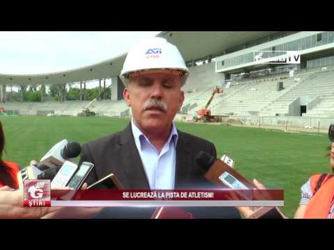 SE LUCREAZĂ LA PISTA DE ATLETISM!