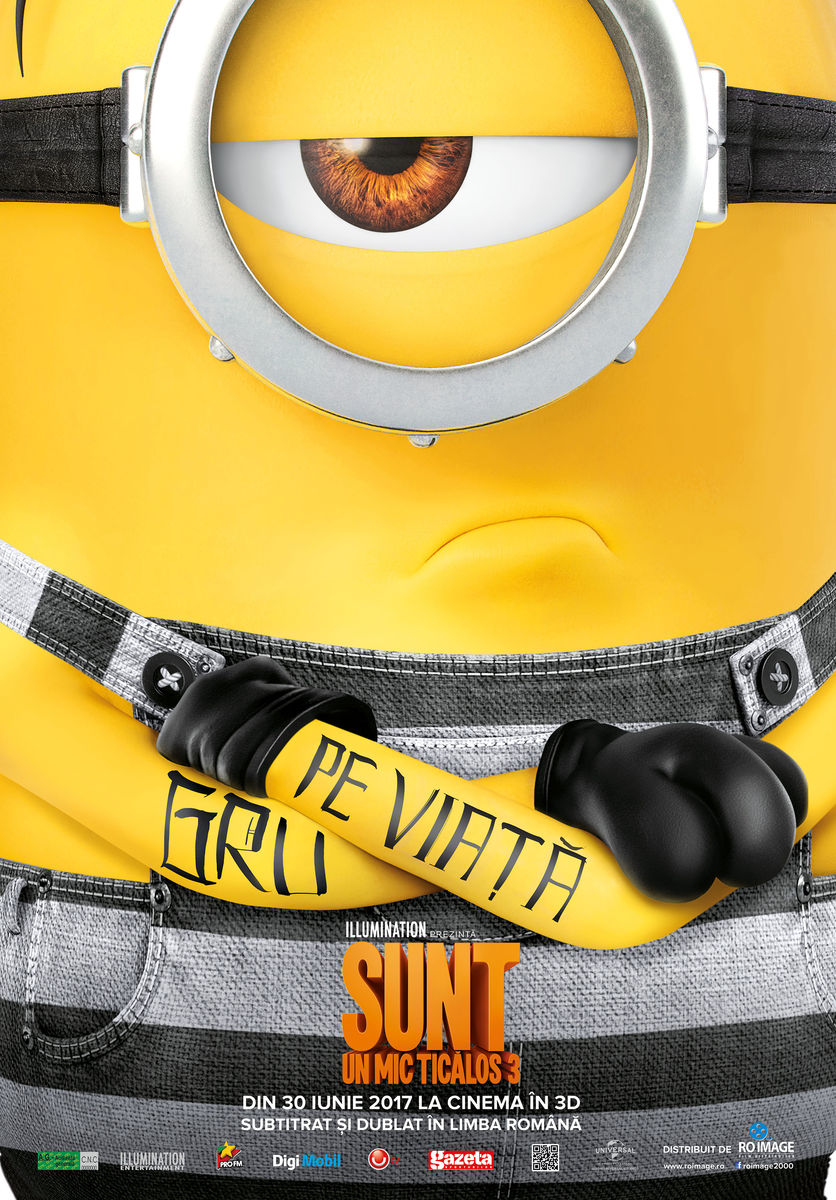 Despicable Me 3 (2017) Sunt un mic ticălos 3 – Sergiu Nicolaescu 14:00(3D)