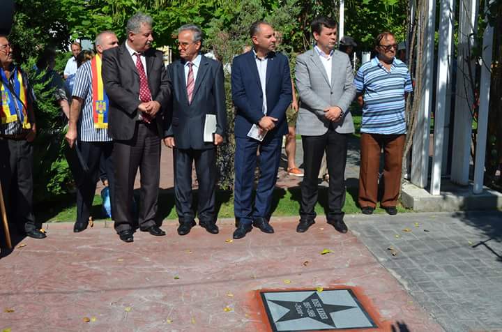 Prefectul Florescu, la dezvelirea stelei dedicate lui Iosif Keber