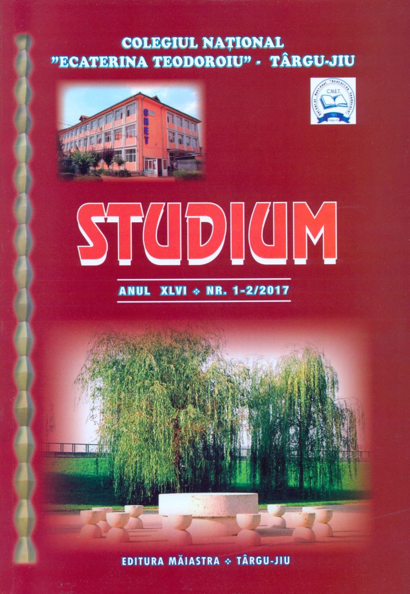 Revista “STUDIUM” a Colegiului Național “Ecaterina Teodoroiu”: Titlul de LAUREAT la etapa națională – 2017