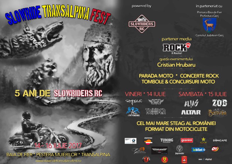 Iubitorii de rock, așteptați la Slowride Transalpina Fest