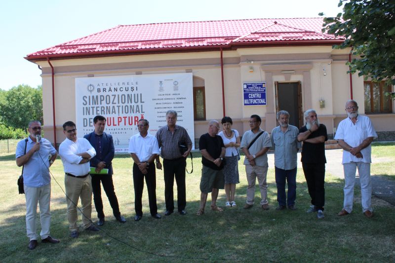 Deschiderea Simpozionului Internaţional de Sculptură de la Târgu-Jiu