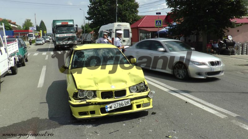 Accident în lanț la Târgu-Jiu