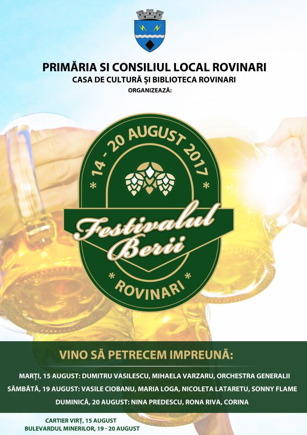 Debutează Festivalul Berii, la Rovinari!