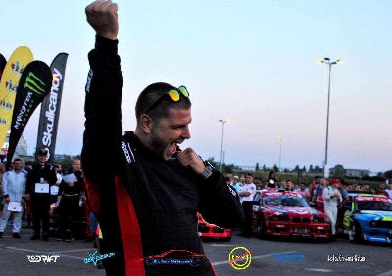 Pilotul din Târgu-Jiu, Vlad Stănescu, este revelația Campionatului Național de Drift din acest an