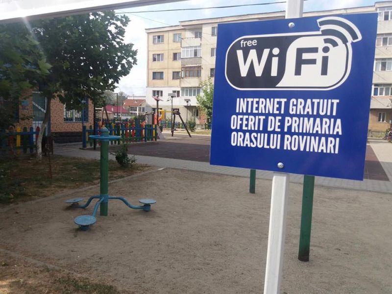 Noi zone cu internet în sistem Wi-Fi, la Rovinari