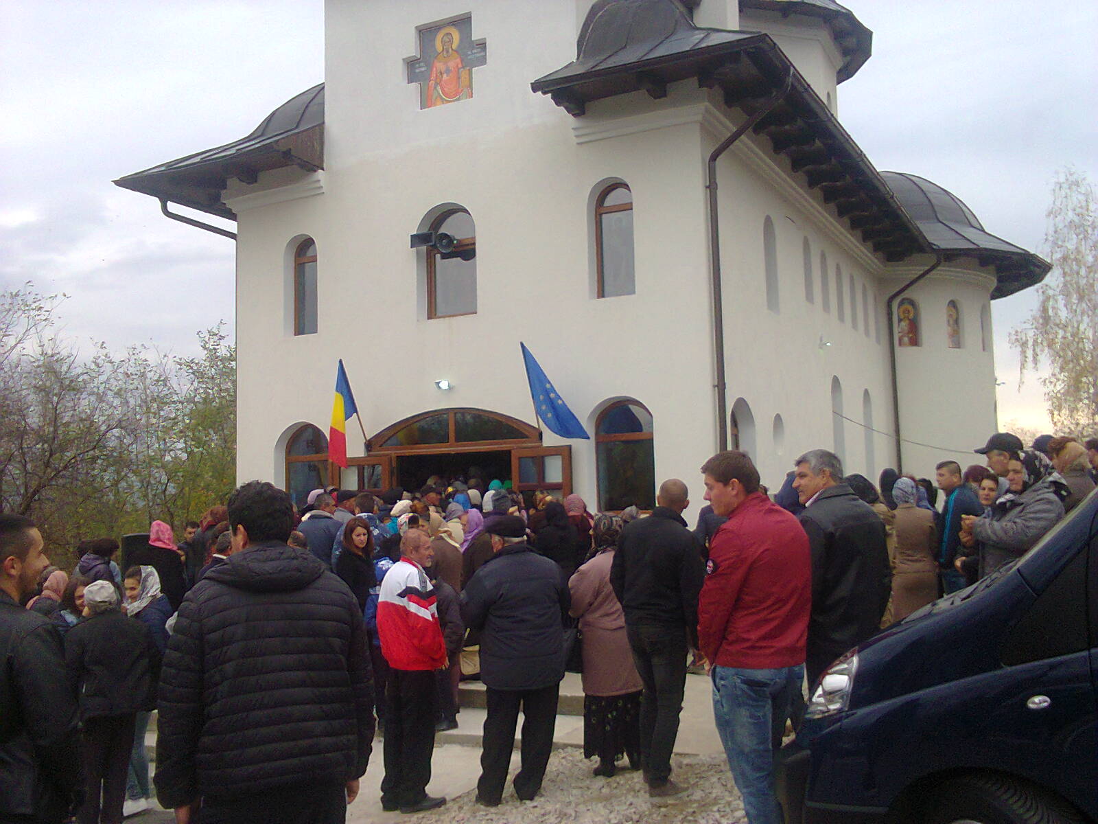 Sfântă Liturghie Arhierească la sfinţirea Bisericii din Parohia Pociovalişte, filia Siteşti, Protopopiatul Târgu-Cărbuneşti